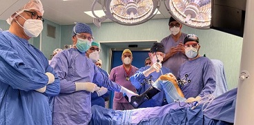 Intervento chirurgico ortopedico 